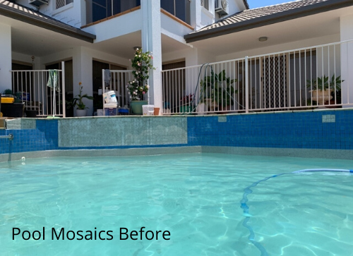 Pool Mosaics Before